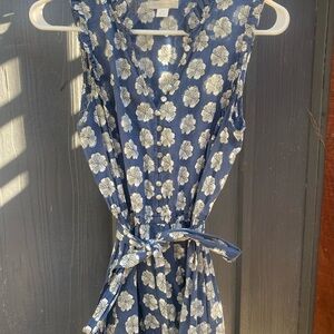 Floral Button-Down Dress XS